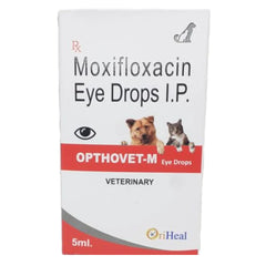 Oriheal Opthovet M (Moxifloxacin) Eye Drops 5ml for Dogs and Cats