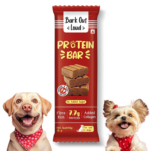 Bark Out Loud Collagen Protein Bar Chicken & Fish Treat for Dogs (Christmas Edition)