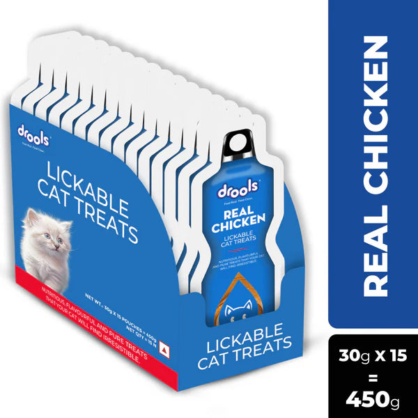 Drools Real Chicken Creamy Lickable Cat Treats