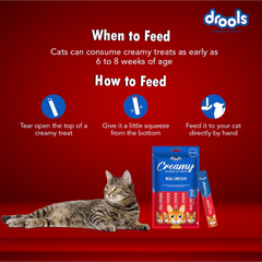Drools Tuna & Bunito, Crab & Chicken and Real Chicken Creamy Cat Treats Combo