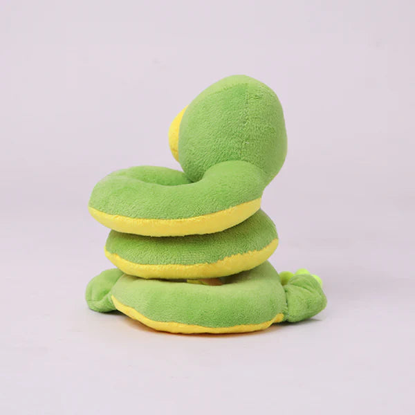 Skatrs Snake Plush Toy with Rope for Dogs and Cats
