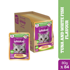 Whiskas Tuna & White Fish Adult (1+ Years) Cat Wet Food