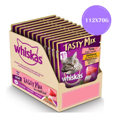 Whiskas Tuna with Kanikama And Carrot in Gravy Tasty Mix Adult Cat Wet Food